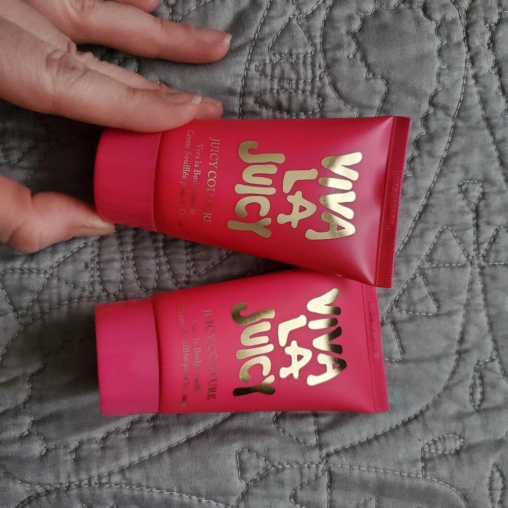 Two Small 1.7 Oz Viva La Juicy Lotion